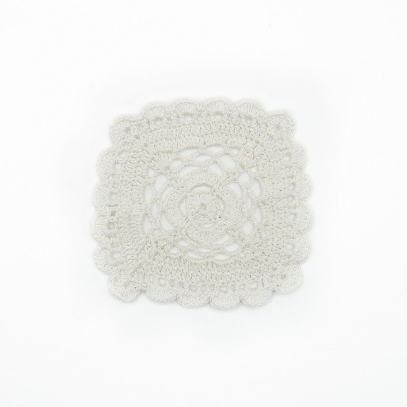 6 Pcs Rose Net Coasters