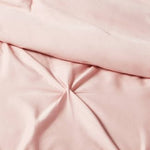 Blush Pink Pinch Pleat Comforter