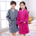 Bathrobe Grey Kids