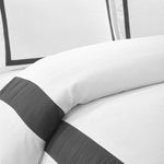 Opulence Cotton Satin luxury American style Charcoal