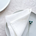 White Dining Set-100% Cotton