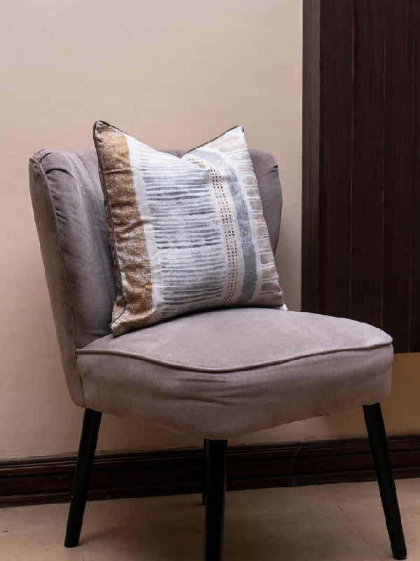 brown, beige, black textured  cushion 