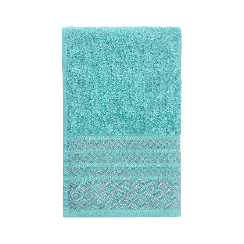 Jacquard Bordered Bath Towel - (28x54 inches) Jacquard Bordered Bath Towel - (28x54 inches)