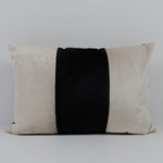 Lelia Stripe Cushions Beige/Black - 2 PCS Set