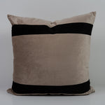 Lelia Stripe Cushions Black/Beige - 2 PCS Set