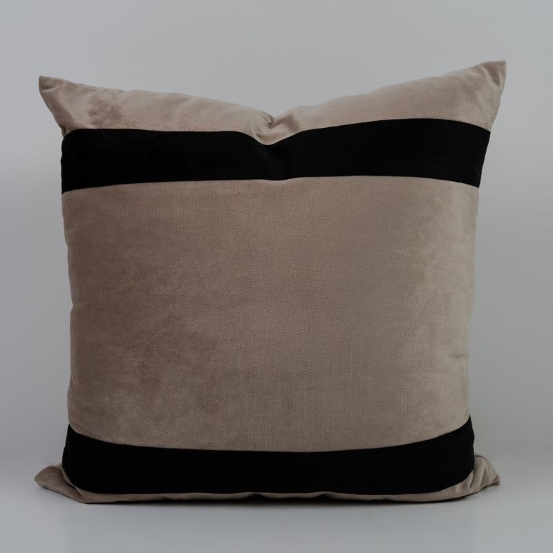 Lelia Stripe Beige Cushion Cover-1 PC