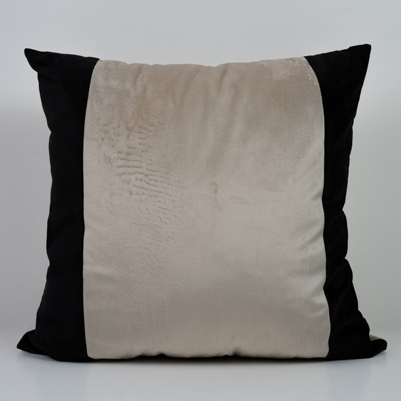 Lelia Stripe Beige/Black Cushion Cover-1 PC