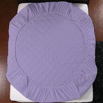 Quilted Waterproof Lilac Mattress Protector