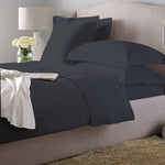 Black Dyed Satin Bed Set
