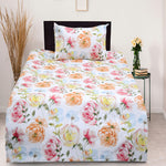 Single Bed Sheet Satin -Pompous