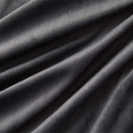 Velvet Curtain Charcoal Grey
