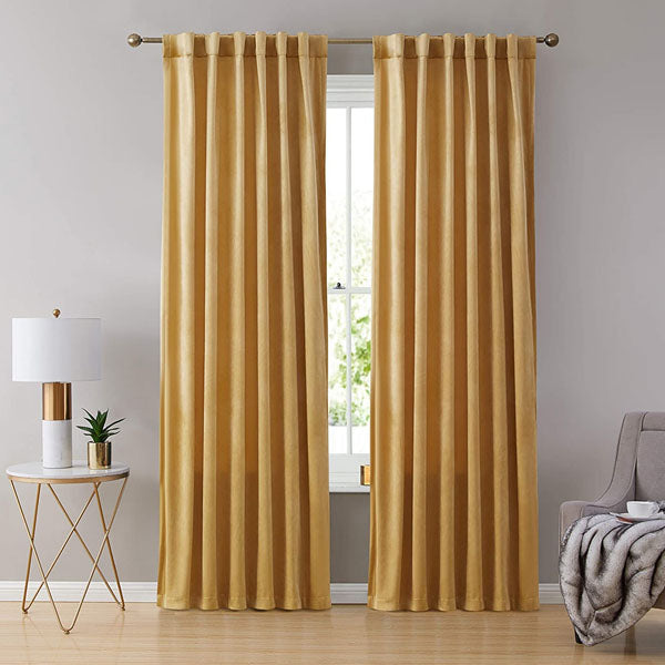 Velvet Curtain Gold