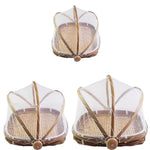 Food Tent Basket With Mesh Net Cover Square