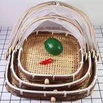 Food Tent Basket With Mesh Net Cover Square