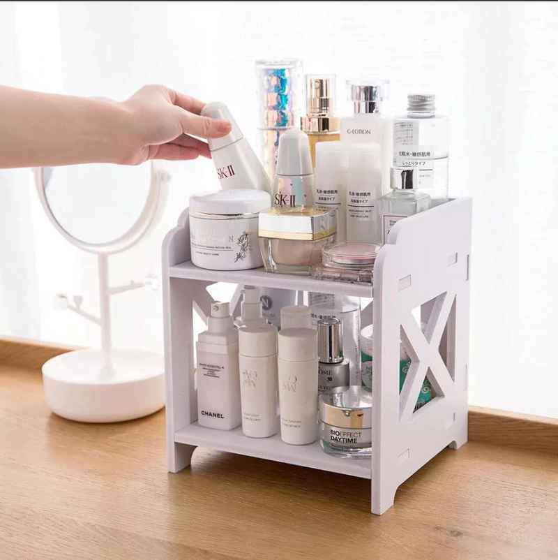 Storage Waterproof PVC Desktop Rack (2 Tier)