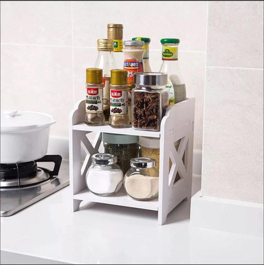 Storage Waterproof PVC Desktop Rack (2 Tier) – Premia Home