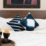 Tie and dye cushions  Shibori Black -2 Pc Cushion Cover Set Tie & Dye