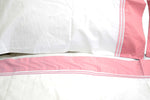 3 PCs Hilton Cotton Duvet Cover Set-Pink
