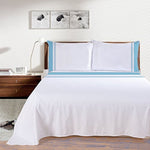 4 PCs Hilton Bed Sheet Set-Aqua