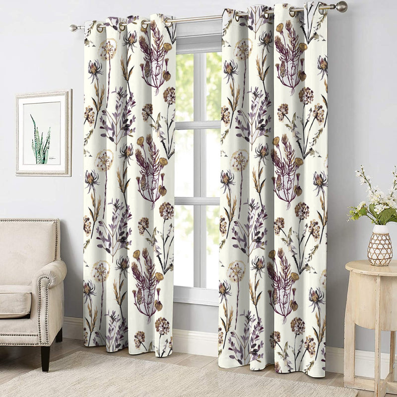 2 PC Curtain Panels-ALLIUM - BLOSSOM