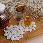 6 Pcs Flower Coasters