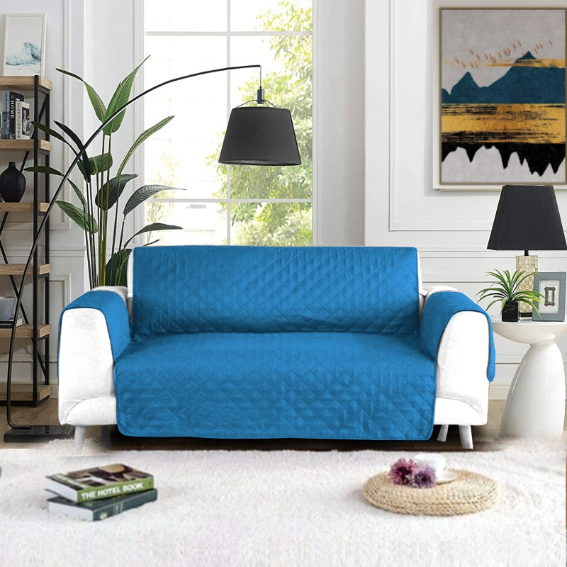 Sea Blue Sofa Cover