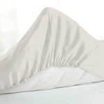 Fitted Sheet Set-Dove white