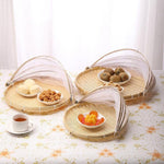 Food Tent Basket Tray With Mesh Net Cover