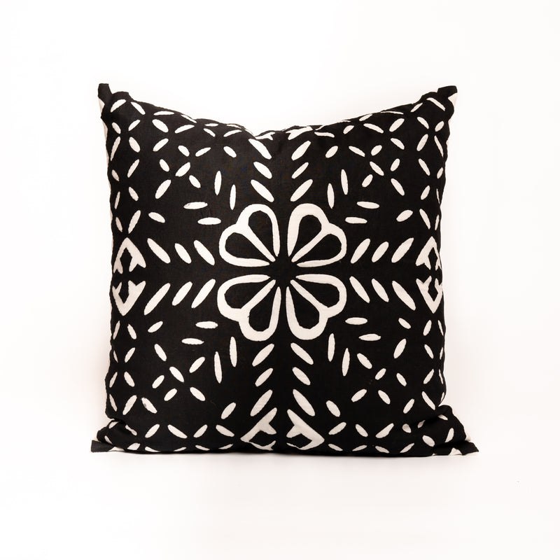 Dhiya (Appliqué) - 1 PC Cushion Cover