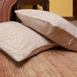 Coco Beige Floor cushion Cover -1 Pc  Crochet cushion